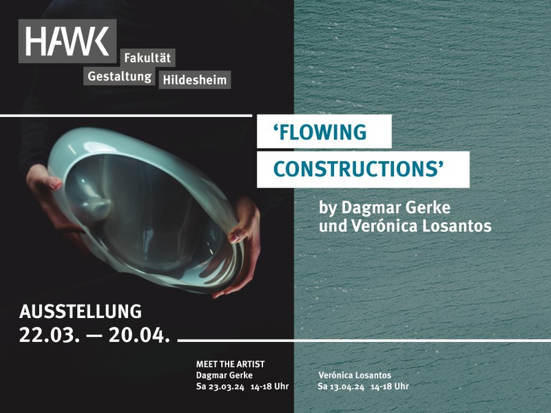 HAWK Projektor Finissage "Flowing Constructions"