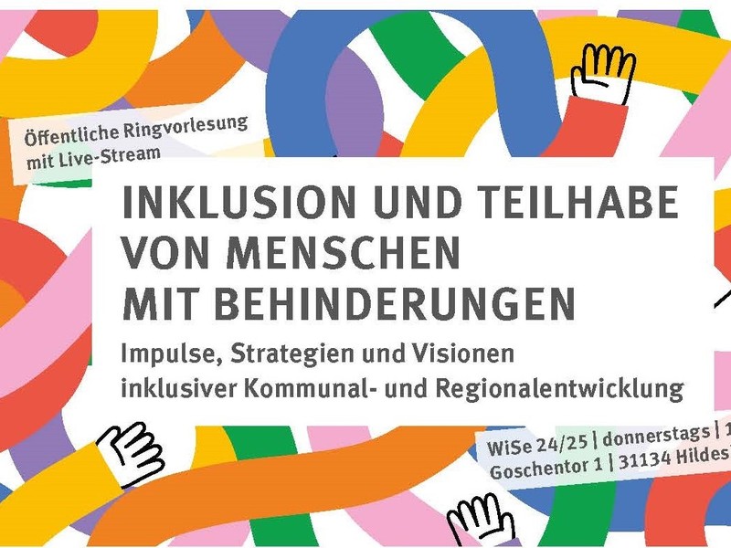 Ringvorlesung zu Inklusion und Teilhabe