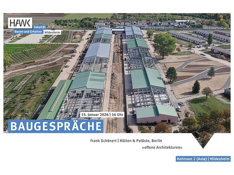 Baugespräch: "Offene Architekturen" mit Frank Schönert, Hütten & Paläste, Berlin