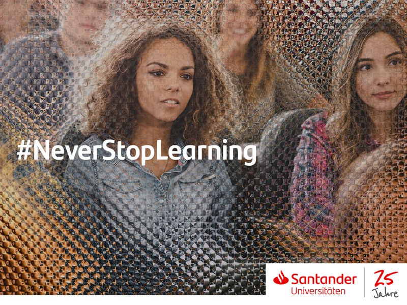 Santander Universitäten stellt Plattform für Weiterbildungen und Stipendien vor.
