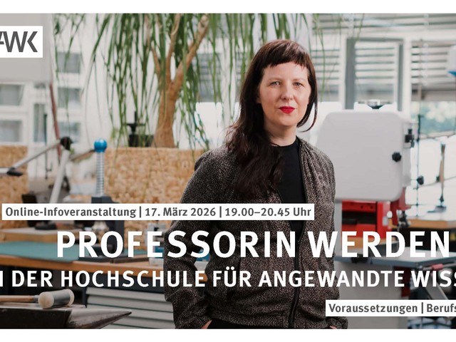 Professorinnen werden an der HAWK