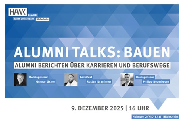 Alumni Talks: Bauen